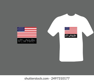 New York city t-shirt design.