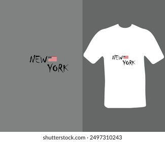 New York city t-shirt design.