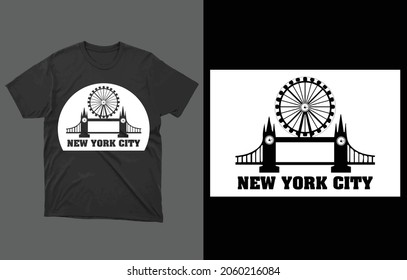New York City T-Shirt Vector Design, New Yorker Shirt, NYC Shirt, New York Shirt, East Coast Shirt, New York Lover Gift