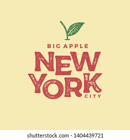 New York city typography design. For apparel, t-shirt, print, home decor elements, greeting card, poster. Vector illustration