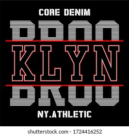 new york city typography design t-shirt vector illustration
