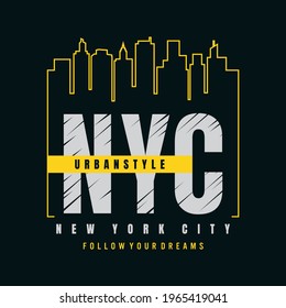 new york city typography design for print t shirt ,template,hoodies,banner,etc
