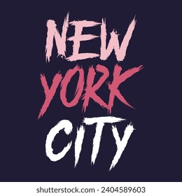 New York City Typography design	