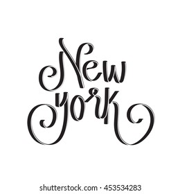 New York City Typography Design for t-shirt
