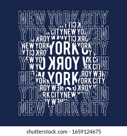 New York City typography graphic t shirt design,vector illustration artistic art