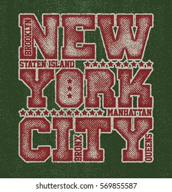 New York City Typography Graphics