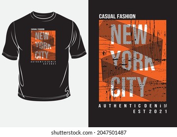 New York City Typography Kids T-Shirt, Stamp, tee print,label clothing, jeans, or other printing products Design Vector illustration By Design For You