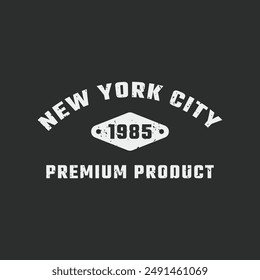 New york city typography. Perfect for t shirt design