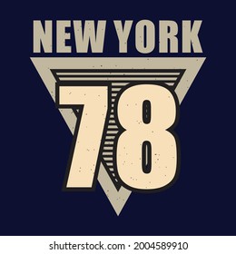 New york city. Typography premium quality design