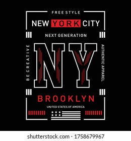 New York City typography for t shirt print and other uses,vectors