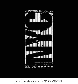 New york city typography vector t shirt design 