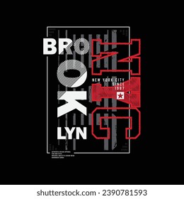New york city typography vector t shirt design illustration 