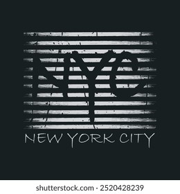 Nueva ciudad de York tipografía Vector camiseta diseño illustratio