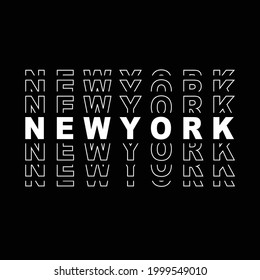 new york city urban clothing streetwear typography design