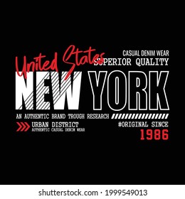 new york city urban clothing streetwear typography design