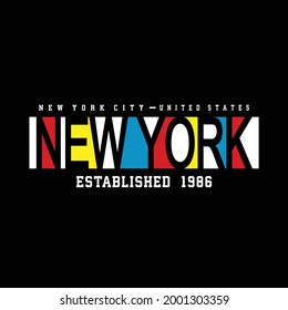 new york city urban clothing streetwear typography design