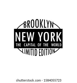 New York City urban graphic t-shirt vector design, typography.