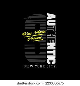 New York City urban style t-shirt vector design, typography.