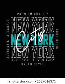 New York City Urban Style T-shirt Design