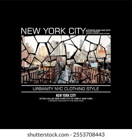 new york city urban style vector illustration