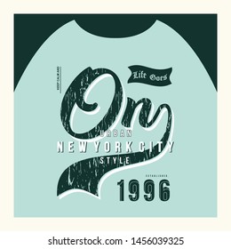 new york city urban vintage graphic t shirt