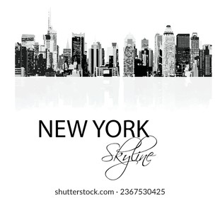 New York City, USA vector