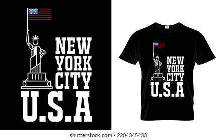 NEW YORK CITY U.S.A...T-SHIRT DESIGN