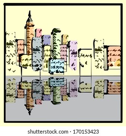 New York city, vector