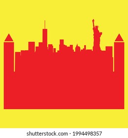 New York City vector İllustration Design