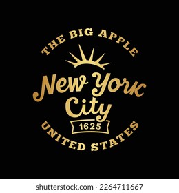 New York City vector design template. Vector and illustration.