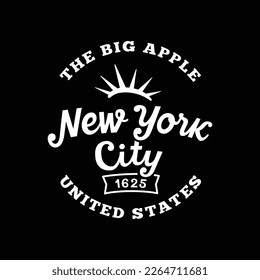 New York City vector design template. Vector and illustration.