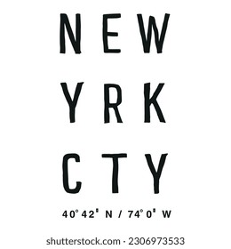 New York City Vector Graphic