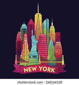 New York city. Vector illustration