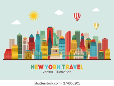 New York city. Vector illustration svg