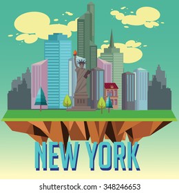 New York City. Vector Illustration