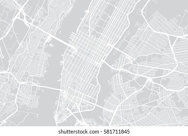 New York city vector map