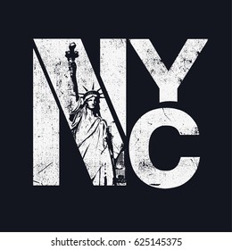 New York city vector print for t-shirt.