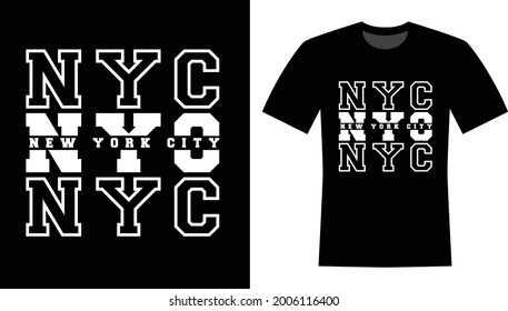 New York City Vector T-shirt Design Concept 