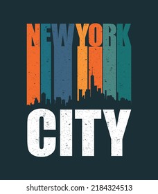 New York city vintage background