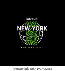 New York city writing design, suitable for screen printing t-shirts, clothes, jackets and others