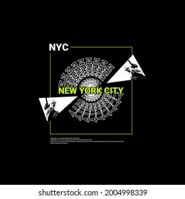 New york city writing design, suitable for screen printing t-shirts, clothes, jackets and others