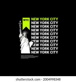 New york city writing design, suitable for screen printing t-shirts, clothes, jackets and others