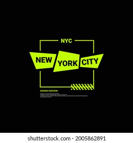 New york city writing design, suitable for screen printing t-shirts, clothes, jackets and others