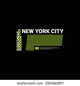 New york city writing design, suitable for screen printing t-shirts, clothes, jackets and others