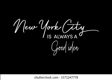 "New York City" writing typography, tee shirt graphics,Black and white slogan.t-shirt printing.Can be used on t-shirts, hoodies, mugs, posters and any other merchandise.