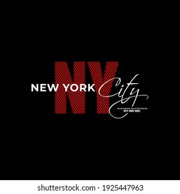 new york city,typography graphic design, for t-shirt prints, vector illustration
