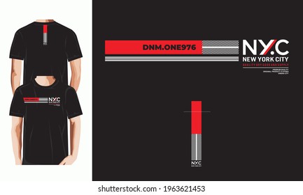  new york city,typography graphic design, for t-shirt prints, vector illustration
