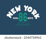 New York college slogan vector illustration for t-shirt and other uses