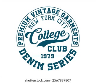 New York college vector label and print design for t-shirt Basketball graphic College Brooklyn typography Vector