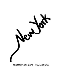 New York continuous lines design